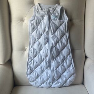 Quilted White Sleep Sack for Kids
